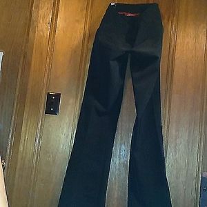 PRADA DRESS PANTS WITH FLATTERING HIGH WAIST AND FLARED LEG